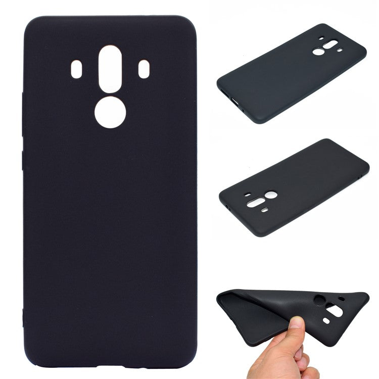 Soft Matte TPU Back Case for Huawei Mate 10 Pro - Black