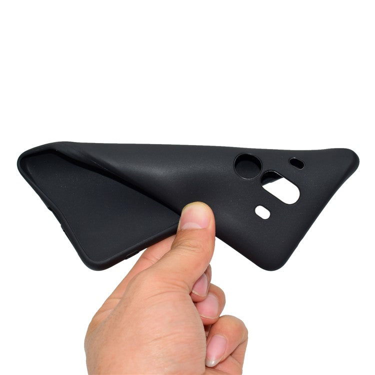 Soft Matte TPU Back Case for Huawei Mate 10 Pro - Black