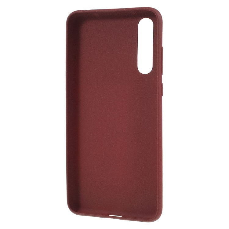 For Huawei P20 Pro Double-sided Matte TPU Phone Casing - Wine Red