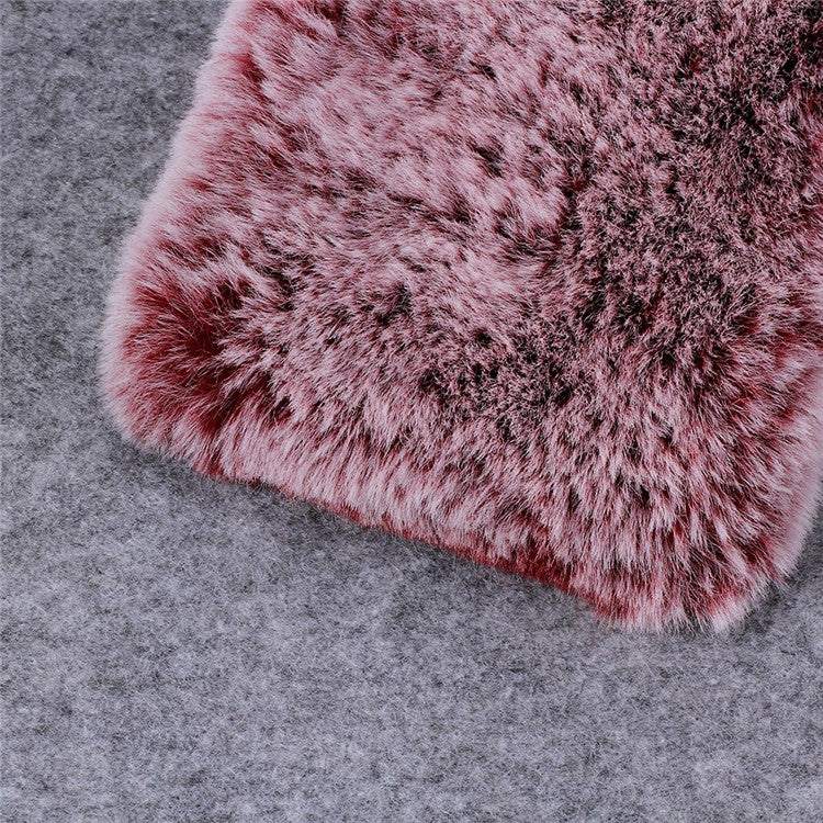 Soft Fur Coated TPU Mobile Shell for Huawei Mate 20 Lite - Red