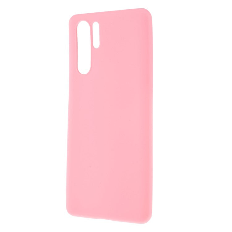 Matte TPU Back Protectiv Mobile Cover for Huawei P30 Pro - Pink