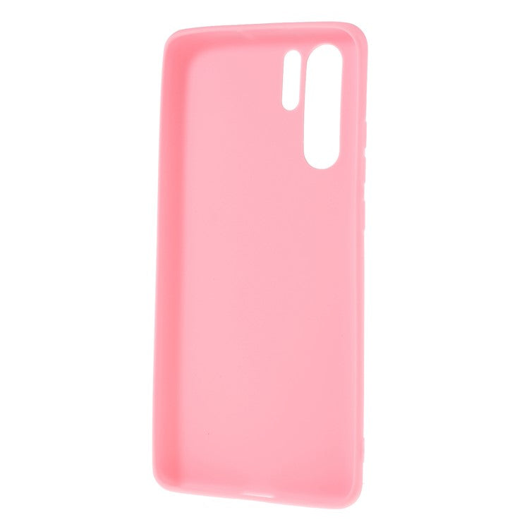 Matte TPU Back Protectiv Mobile Cover for Huawei P30 Pro - Pink