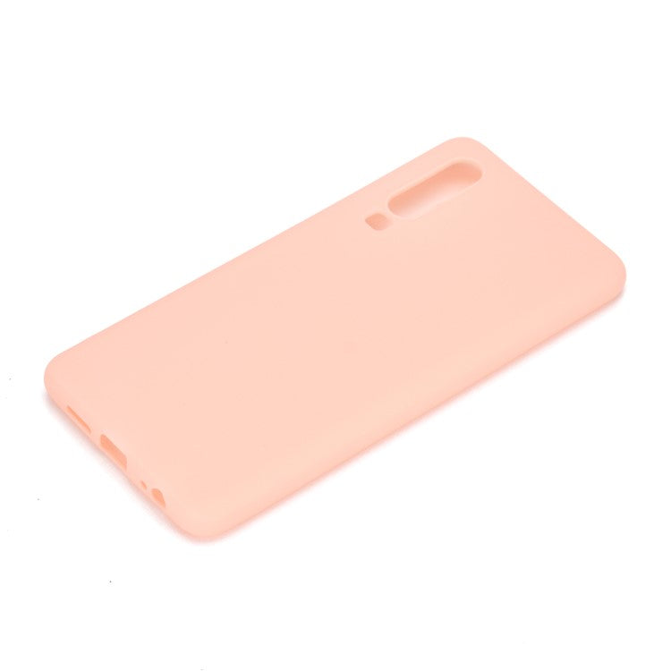 Solid Color Matte TPU Back Mobile Casing for Huawei P30 - Pink