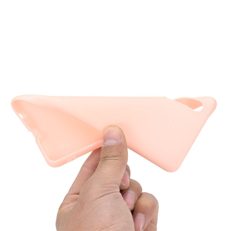Solid Color Matte TPU Back Mobile Casing for Huawei P30 - Pink