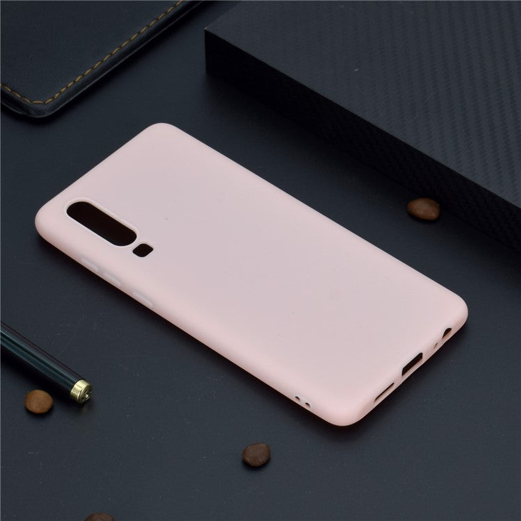 Solid Color Matte TPU Back Mobile Casing for Huawei P30 - Pink