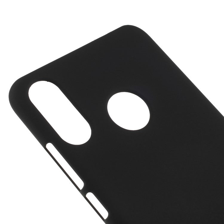 Rubberized Case Hard Plastic Phone Cover for Huawei P30 Lite/nova 4e/P30 Lite New Edition - Black