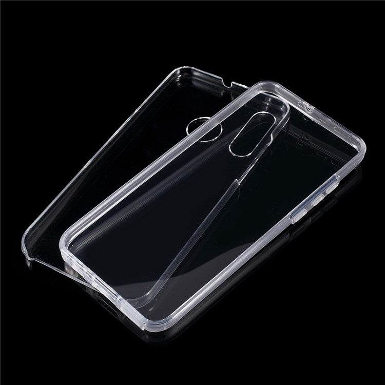 Detachable 2-in-1 Clear PC+TPU  Phone Case Cover for Huawei P30 Lite/nova 4e/P30 lite New Edition