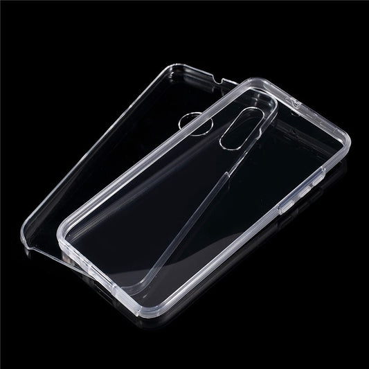 Detachable 2-in-1 Clear PC+TPU  Phone Case Cover for Huawei P30 Lite/nova 4e/P30 lite New Edition