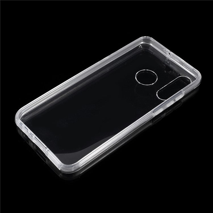 Detachable 2-in-1 Clear PC+TPU  Phone Case Cover for Huawei P30 Lite/nova 4e/P30 lite New Edition