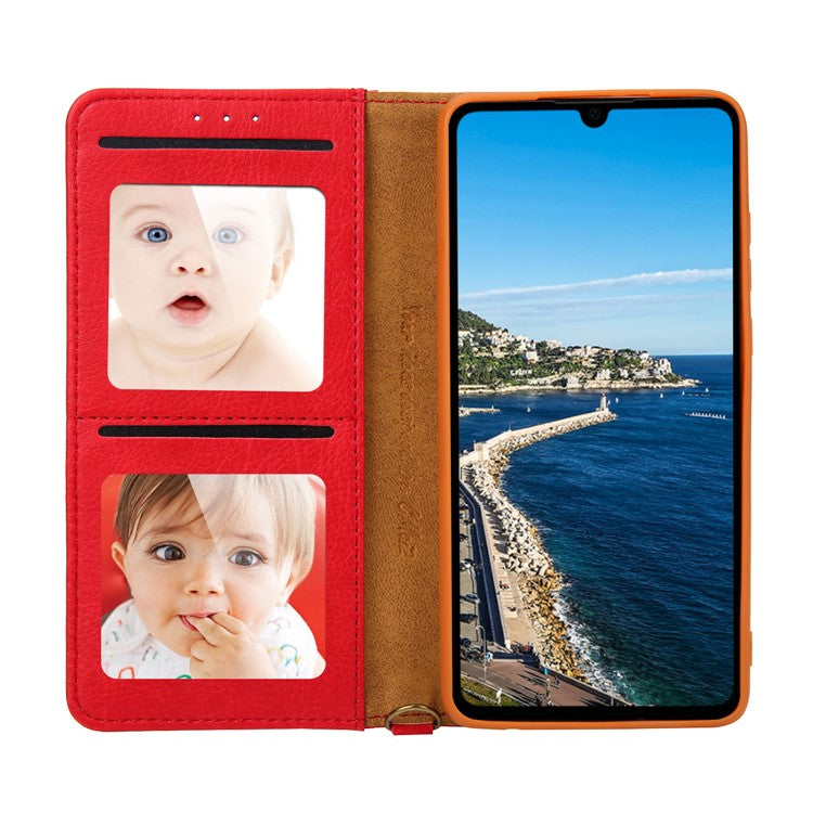 CMAI2 PU Leather Stand Wallet Mobile Casing for Huawei P30 - Red