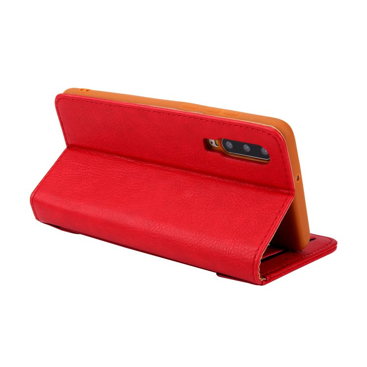 CMAI2 PU Leather Stand Wallet Mobile Casing for Huawei P30 - Red