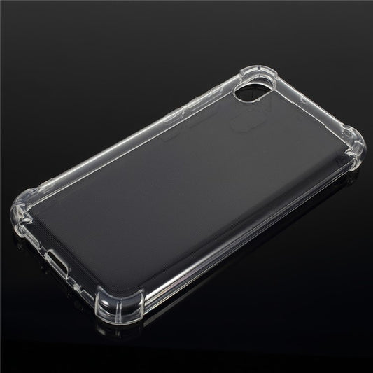 Clear Shock Absorption Soft TPU Phone Casing for Huawei Y5 (2019)/Honor 8S - Transparent