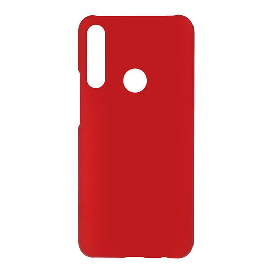 Rubberized Hard PC Phone Case Cover for Huawei P Smart Z - Red