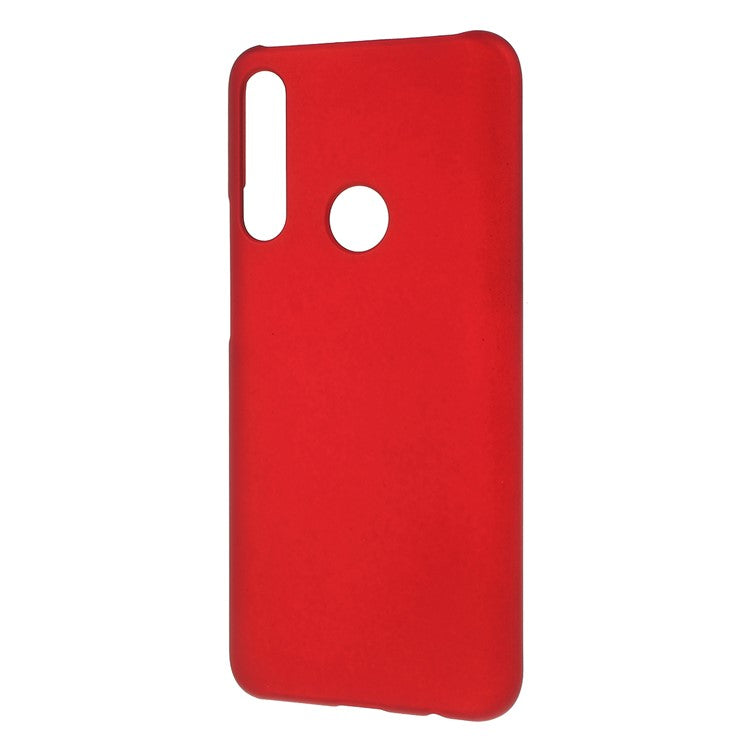Rubberized Hard PC Phone Case Cover for Huawei P Smart Z - Red