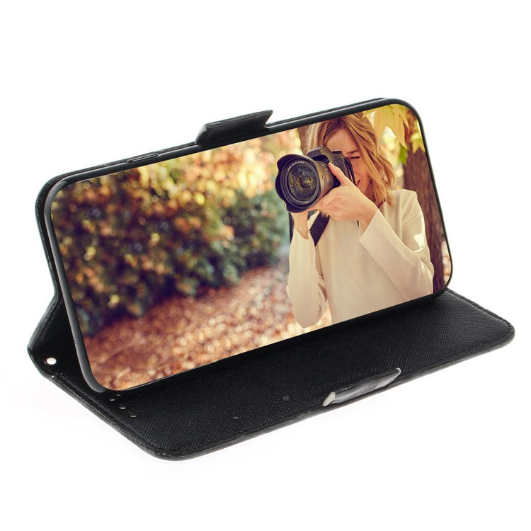 3D Light Spot Decor Pattern Printing Leather Wallet Stand Case for Huawei Honor 20S / Honor 20 / nova 5T - Charming Flower