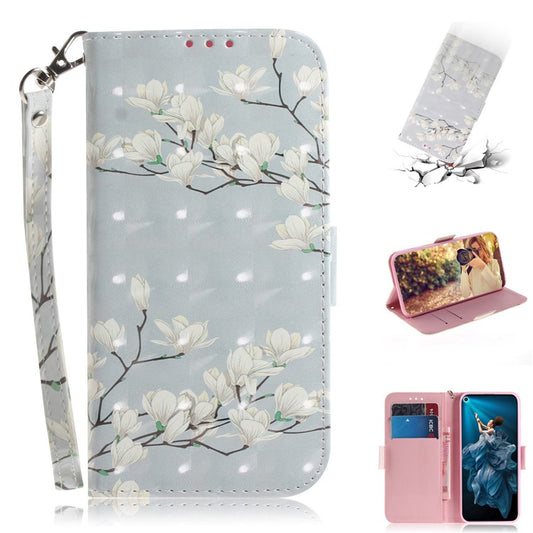 3D Light Spot Decor Pattern Printing Leather Wallet Stand Case for Huawei Honor 20S / Honor 20 / nova 5T - Susie