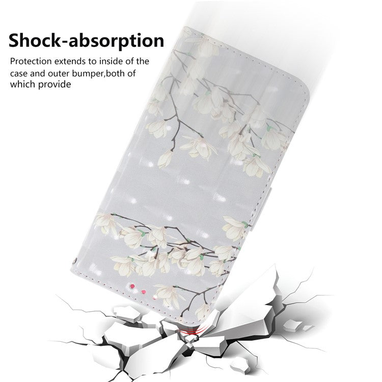3D Light Spot Decor Pattern Printing Leather Wallet Stand Case for Huawei Honor 20S / Honor 20 / nova 5T - Susie