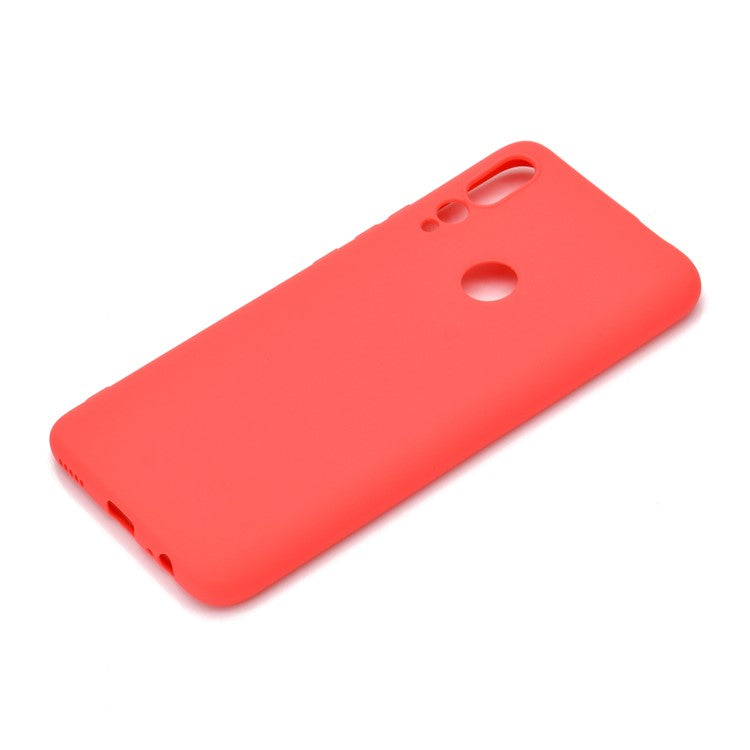 Soft Frosted Matte TPU Phone Case for Huawei Honor 9X (Global)/ Y9 Prime 2019 - Red