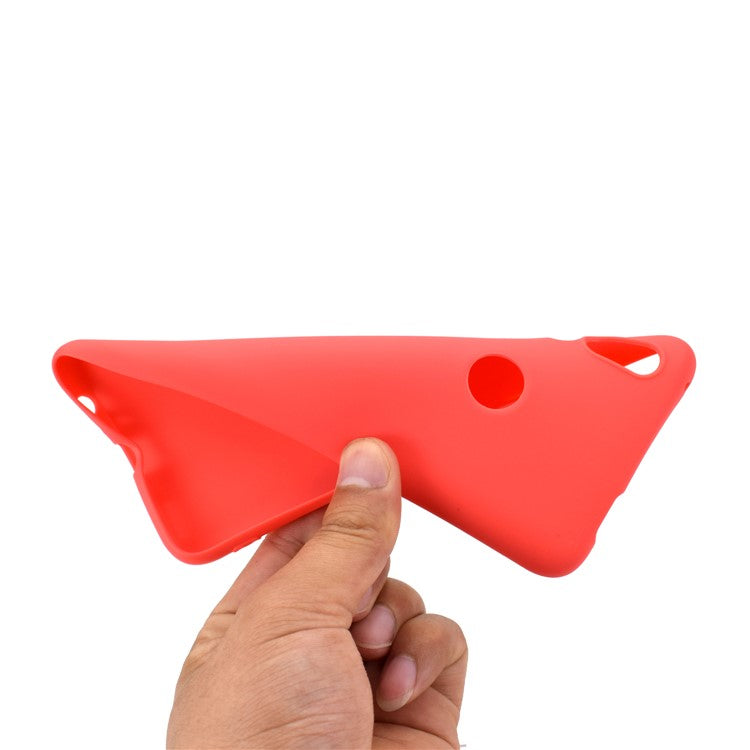 Soft Frosted Matte TPU Phone Case for Huawei Honor 9X (Global)/ Y9 Prime 2019 - Red