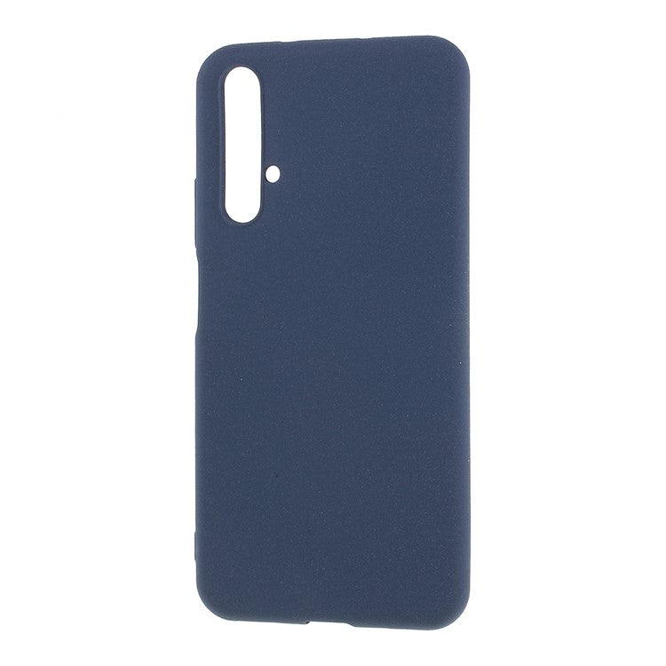 For Huawei Honor 20S / Honor 20 / Nova 5T Furry Feel Double-sided Matte TPU Case - Blue