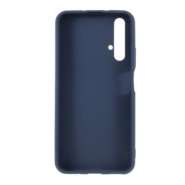 For Huawei Honor 20S / Honor 20 / Nova 5T Furry Feel Double-sided Matte TPU Case - Blue