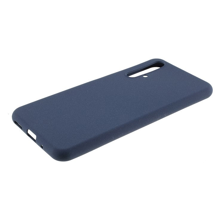 For Huawei Honor 20S / Honor 20 / Nova 5T Furry Feel Double-sided Matte TPU Case - Blue