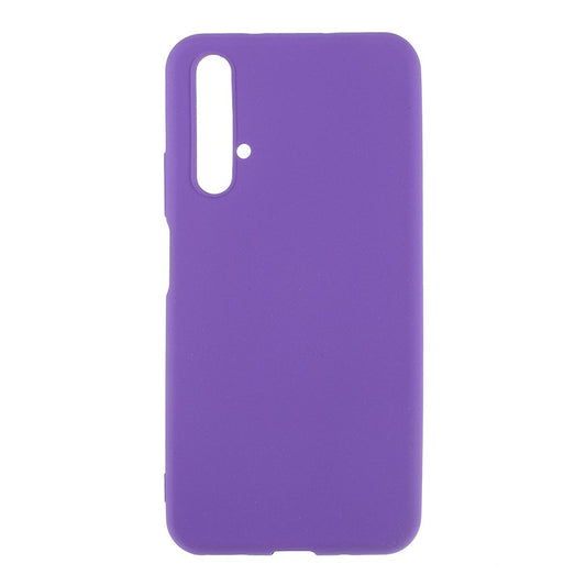 For Huawei Honor 20S / Honor 20 / Nova 5T Furry Feel Double-sided Matte TPU Case - Purple