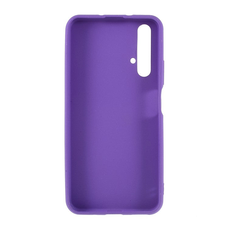 For Huawei Honor 20S / Honor 20 / Nova 5T Furry Feel Double-sided Matte TPU Case - Purple