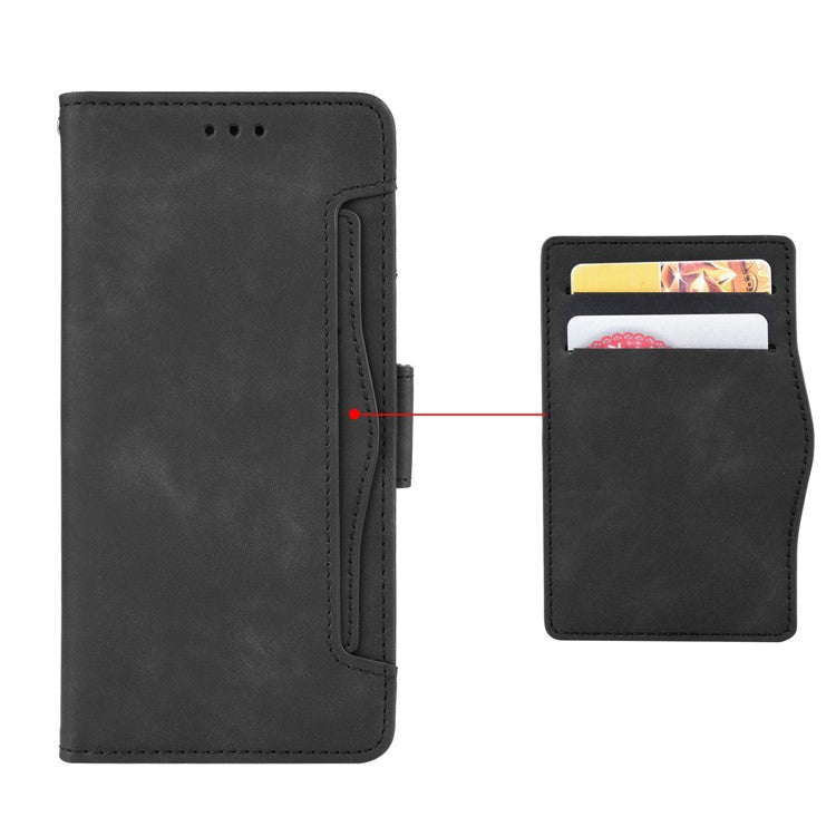 Leather Case with Multiple Card Slots for Huawei Honor 20/Honor 20S/nova 5T - Black