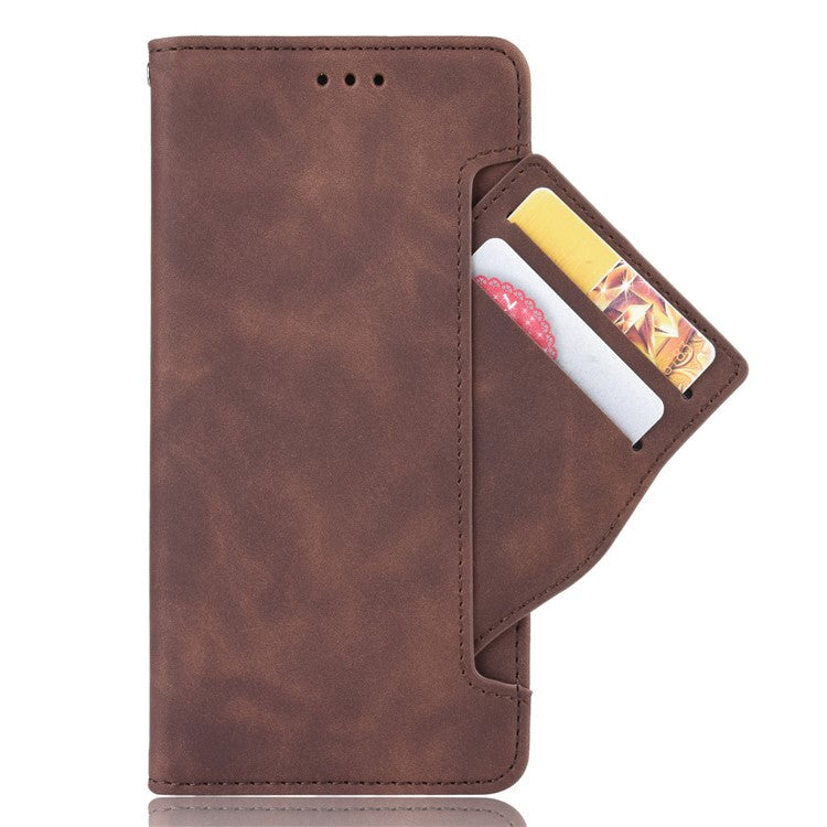 Leather Case with Multiple Card Slots for Huawei Honor 20/Honor 20S/nova 5T - Brown