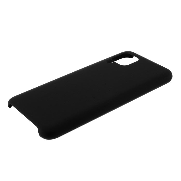 Rubberized Hard PC Case Cover for Huawei P40 lite/nova 7i/nova 6 SE - Black