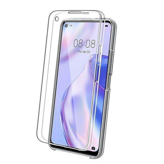 Full Coverage Hybrid PET+TPU+Acrylic Clear Protection Cover for Huawei P40 lite/nova 6 SE/nova 7i