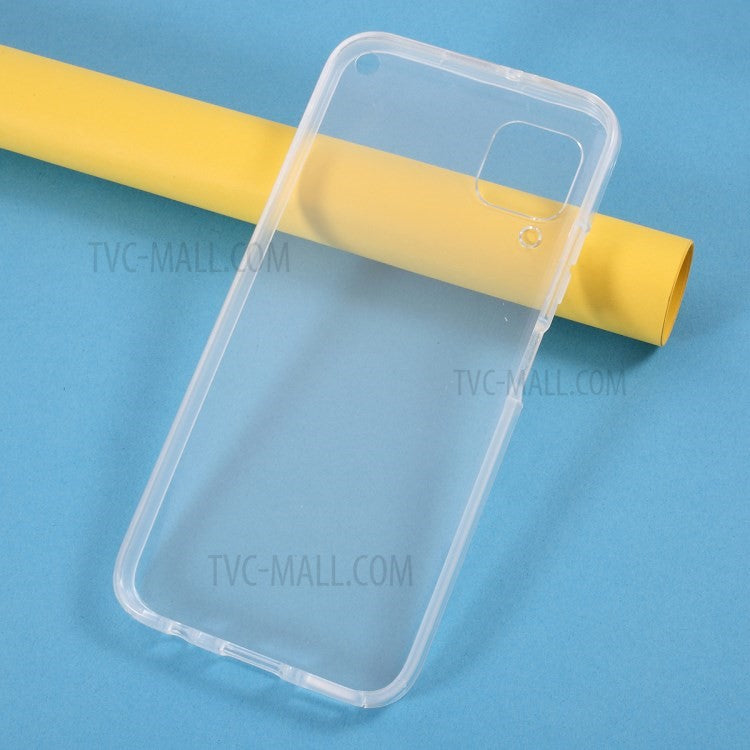 Full Coverage Hybrid PET+TPU+Acrylic Clear Protection Cover for Huawei P40 lite/nova 6 SE/nova 7i
