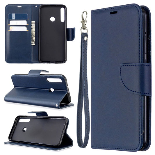 Wallet Leather Stand Case for Huawei P40 lite E / Y7p - Blue