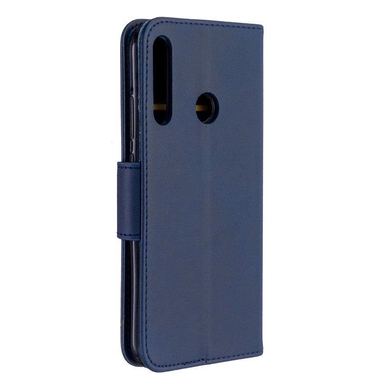 Wallet Leather Stand Case for Huawei P40 lite E / Y7p - Blue