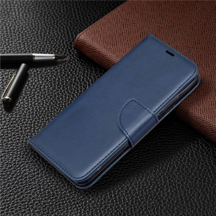 Wallet Leather Stand Case for Huawei P40 lite E / Y7p - Blue