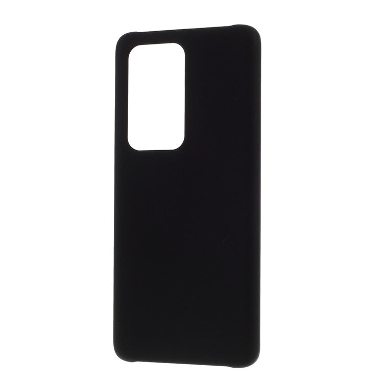Rubberized Hard PC Shell for Huawei P40 Pro Plus - Black