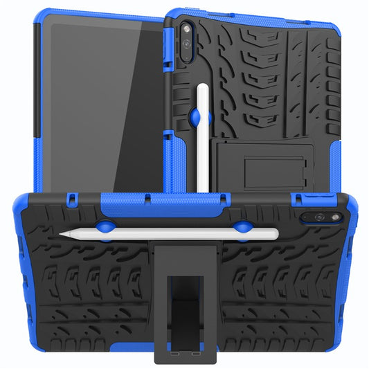 Tyre Pattern Stylish PC + TPU Cover for Huawei MatePad 10.4 (2020)/(2022)/Honor V6 - Blue
