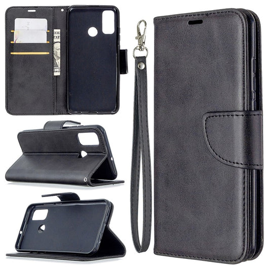 Wallet Leather Stand Case for Huawei P smart 2020 - Black