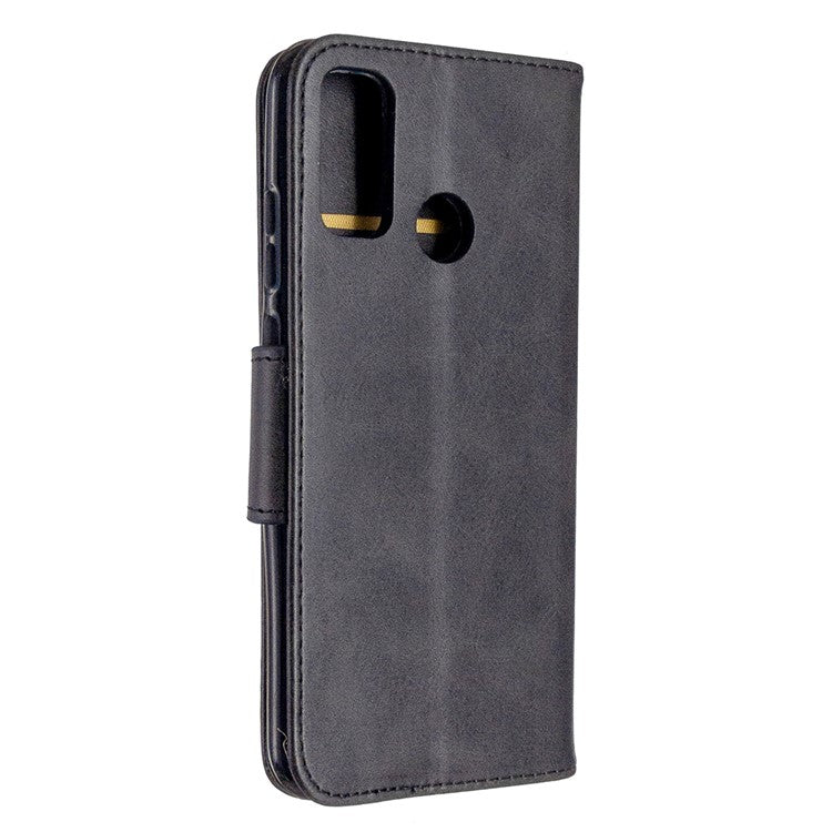 Wallet Leather Stand Case for Huawei P smart 2020 - Black