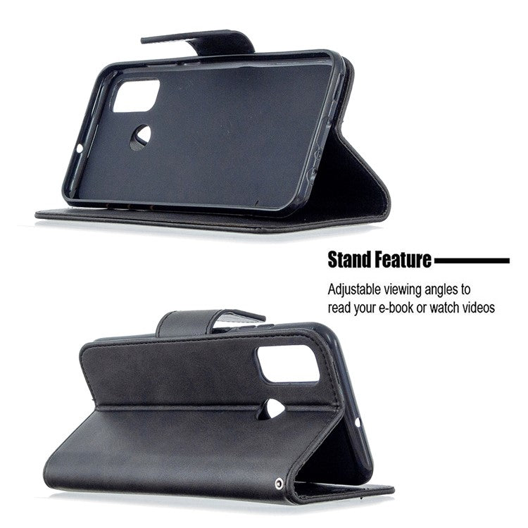 Wallet Leather Stand Case for Huawei P smart 2020 - Black