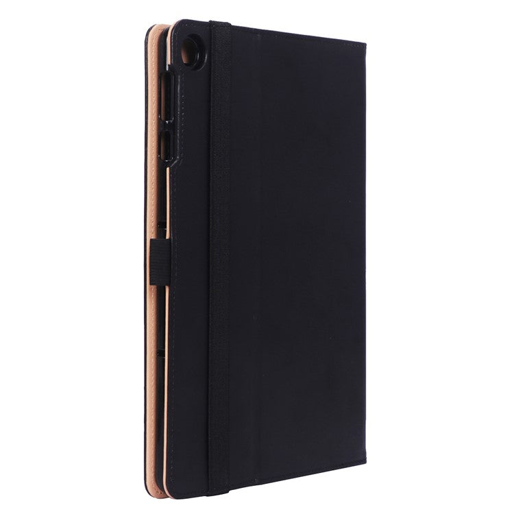 WY-2099 Business Style Leather Tablet Cover for Huawei MatePad T10S - Black