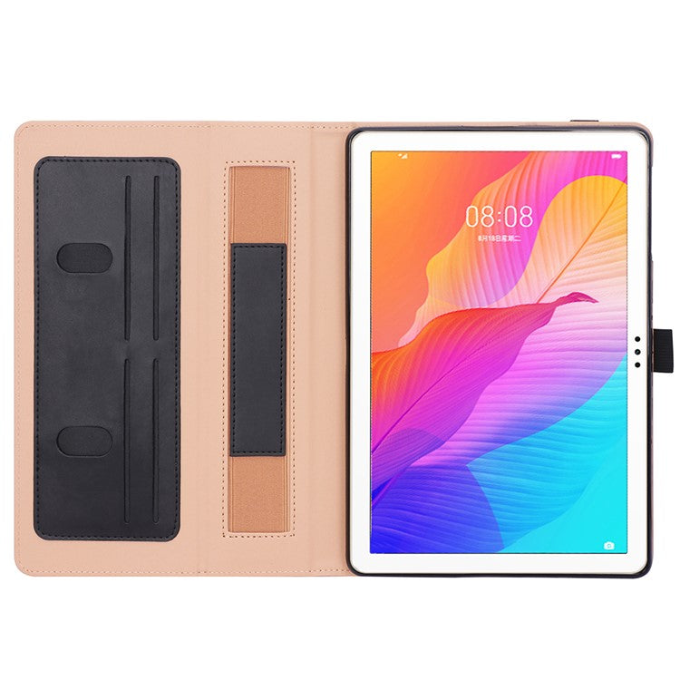 WY-2099 Business Style Leather Tablet Cover for Huawei MatePad T10S - Black