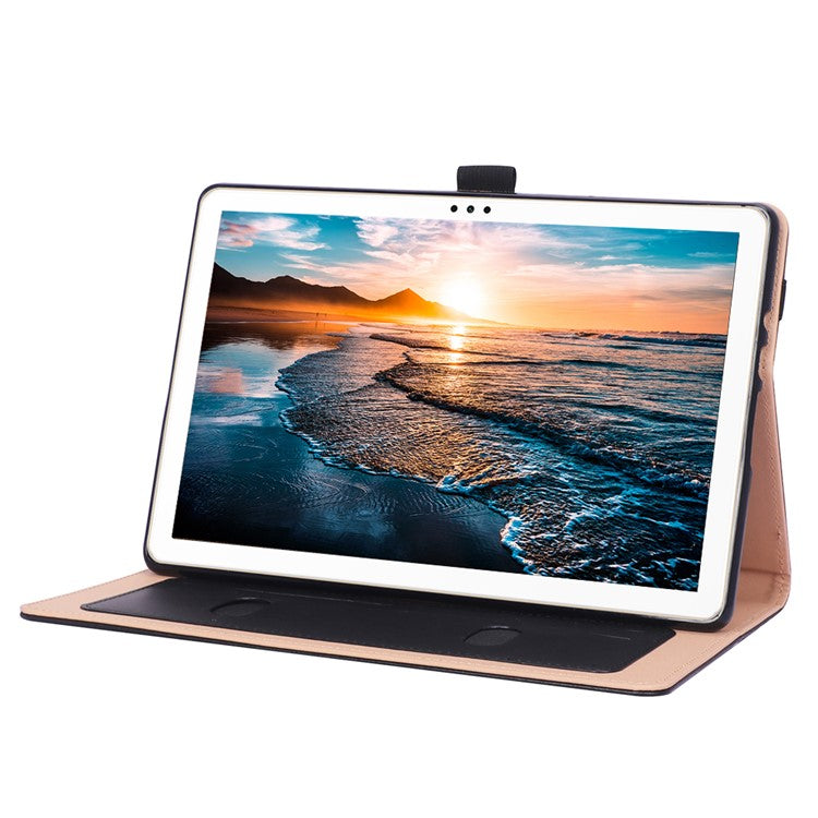 WY-2099 Business Style Leather Tablet Cover for Huawei MatePad T10S - Black