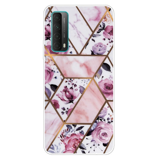Marble Pattern Printing Design TPU Case for Huawei P Smart 2021 / Y7a - Style M
