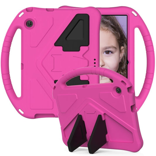 Anti-shock EVA Kickstand Case with Pen Slot Handle for Huawei MediaPad T3 10 9.6-inch - Rose