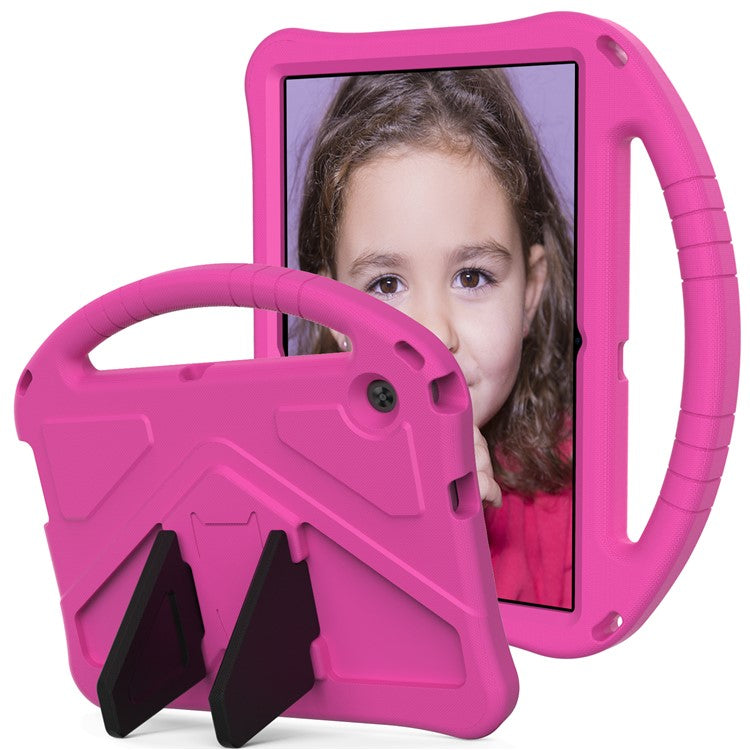 Anti-shock EVA Kickstand Case with Pen Slot Handle for Huawei MediaPad T3 10 9.6-inch - Rose