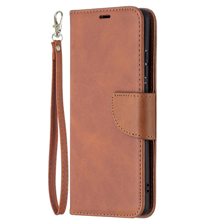 Wallet Leather Stand Shell Cover Case for Huawei P50 Pro - Coffee