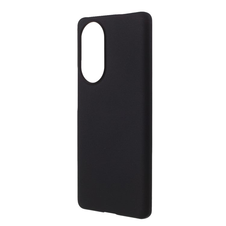 Colorful Rubberized Workmanship Plastic Phone Case for Honor 50 / Huawei nova 9 - Black