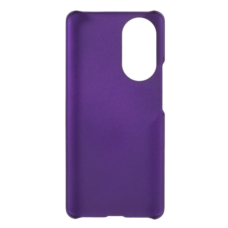 Colorful Rubberized Workmanship Plastic Phone Case for Honor 50 / Huawei nova 9 - Purple